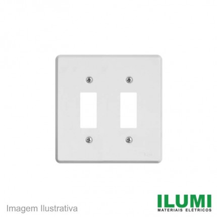 ILUMI PLACA 4X4 P/2INT.2T.(152I)--