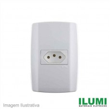 33363 - ILUMI SLIM 1TOMADA 10A C/PL.(80150)---