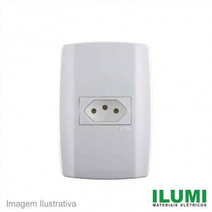 ILUMI SLIM 1TOMADA 10A C/PL.(80150)---
