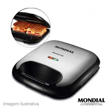 SANDUICHEIR/GRILL MOND.750W 127V S25--