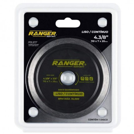 DISCO DIAMANT.RANGER 41/2 LISO RDD1000