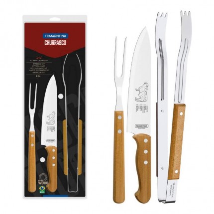 KIT P/CHURRASCO TRAMONT.03PC 22399/075