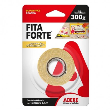 FITA DUPLA FACE(ESP)12MMX01,5M ADERE