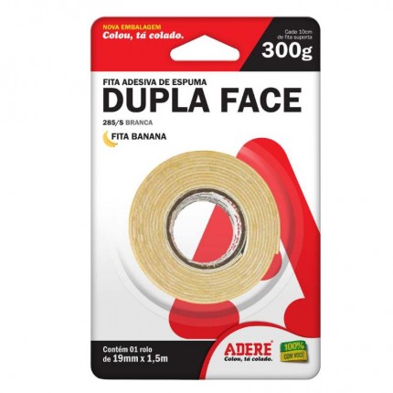FITA DUPLA FACE(ESP)19MMX01,5M ADERE
