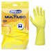 LUVA LATEX BOMPACK FORRADA AM MD