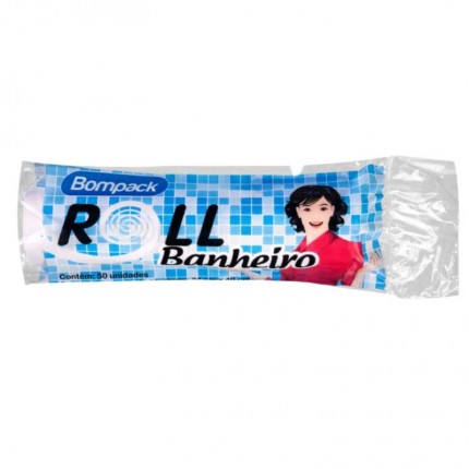 SACO P/LIXO ROLL(BANHEIR)34X40 C/50 BOM