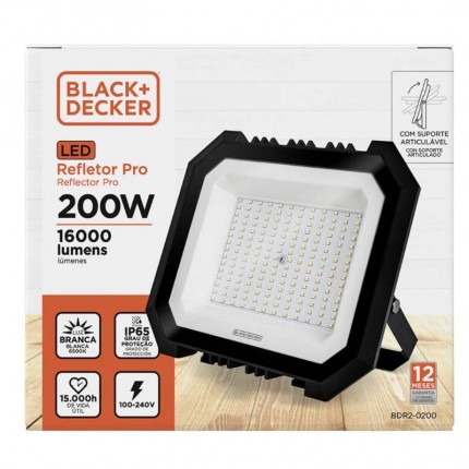 REFLETOR LED BED PRO 200W6500K(PT)16000L