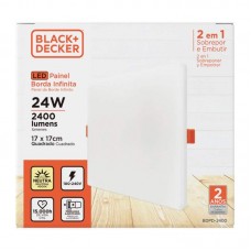 49162 - PAINEL LED BED B.INF.24W SOB/EMB.QD6500K