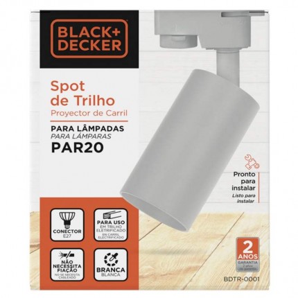 SPOT DE TRILHO BED P/PAR20 BR 0001