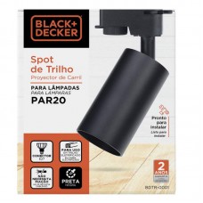 50539 - SPOT DE TRILHO BED P/PAR20 PT 0001