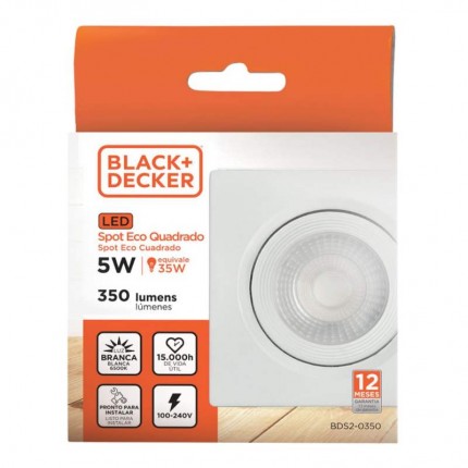 SPOT LED BED QD 05W EMB.BR 6500K