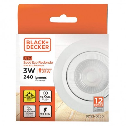 SPOT LED BED RD 03W EMB.AM 3000K