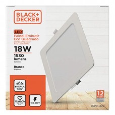 51763 - PAINEL LED BED 18W EMB.QD.BR 6500K