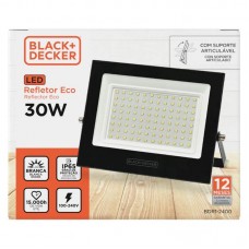 49386 - REFLETOR LED BED ECO 030W 6500K(PT)2400L
