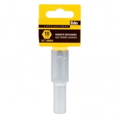 53857 - SOQUETE EDA SEXT.LONGO 1/2X10 CR.V 0UT