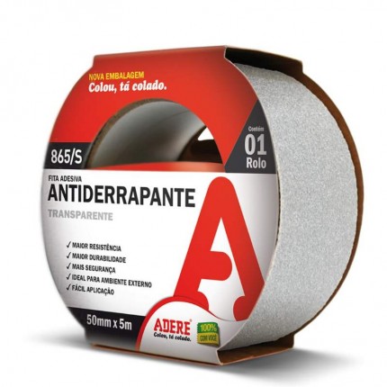 FITA ANTID.ADERE 50MMX05M TRANSP(865/S)