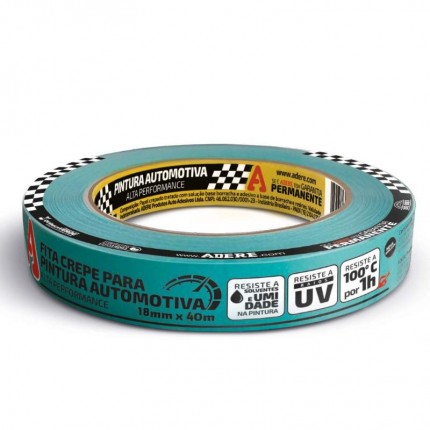 FITA CREPE(AUTOM)ADERE VD 18X50 (UNI)525