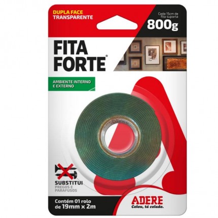 FITA DUPLA FACE(M.ACR)19MMX2M ADERE F.FO