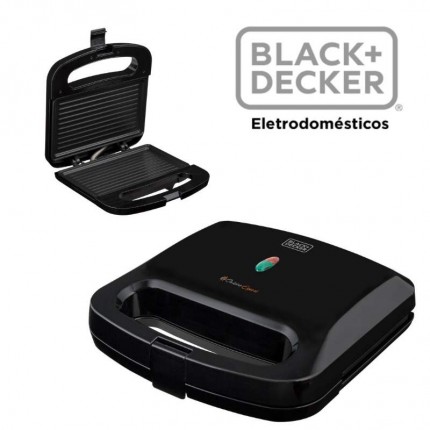 GRILL/SANDUICH.B&D 750W 220V GS800 PT