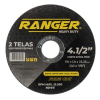 52929 - DISCO CORTE RANGER 41/2X7/8(INOX)RDI1000